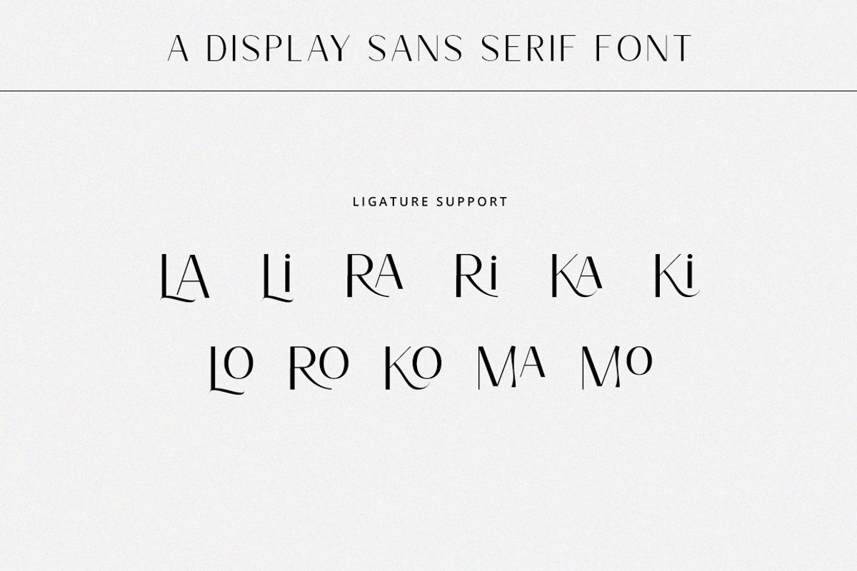 Veronica - Modern Stylish, a Sans Serif Font by RockboyStd (Photo 11 of 12)