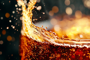 Close-up of liquid splashing against, a Photo by Dvoevnore photos