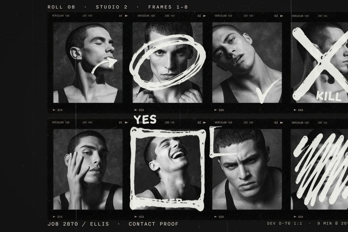 Grunge Contact Sheet Photo Effect, a Social Media Template by DesignerCandies (Photo 2 of 3)