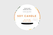 3 Candle Label Templates, a Stationery Template by Marham Labeling Co (Thumbnail 5 of 5)