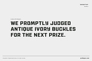 Gridiron Block, a Font by VarsityType® (Thumbnail 7 of 8)