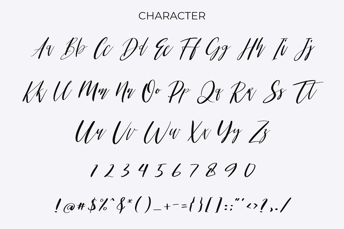 Kamild Calligraphy Font preview 3