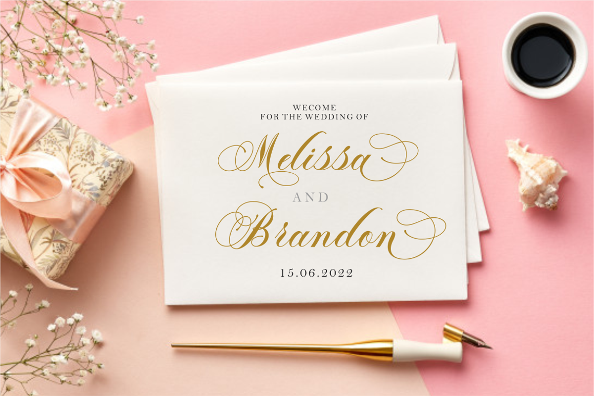 Gathering Script, a Script Font by Raffa Creative (Photo 2 of 6)