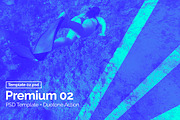 PSD Template + Duotone Action, an Action Add-On by Graphicboom (Thumbnail 4 of 32)