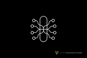 Circuit Node Abstract Logo, a Branding & Logo Template by Vectorium Studio (Thumbnail 1 of 16)