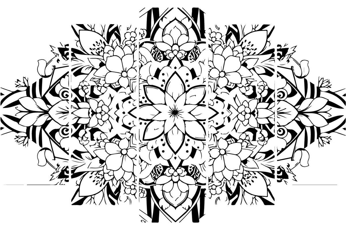 Elegant Mandala Clipart Bundle, a Decorative Illustration by Designer_Momina (Photo 19 of 21)