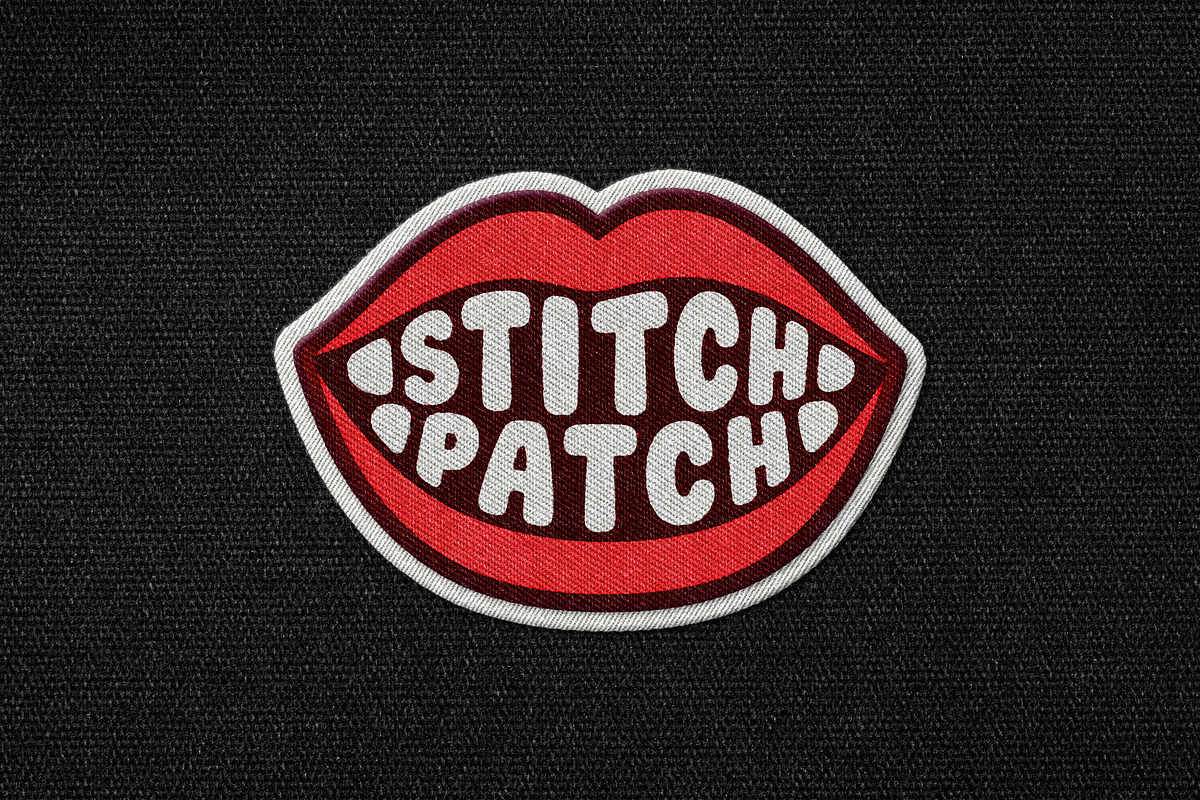 Embroidery Patch Mockup, a Merchandise Mockup by Design Squad (Photo 4 of 4)