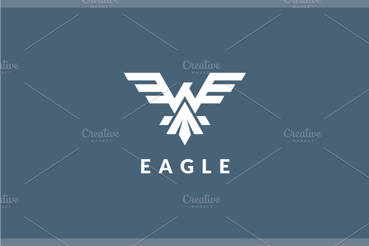 Geometric Eagle Logo, a Branding & Logo Template by yopie
