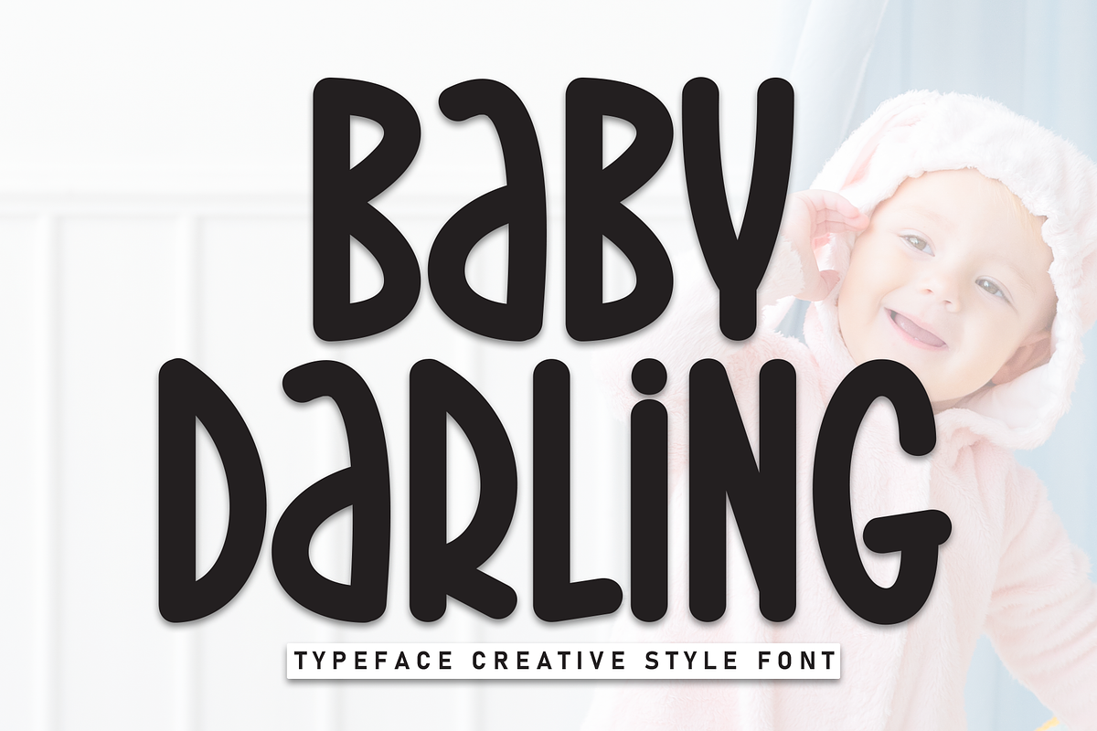 Baby Darling | Script Font, a Script Font by Scratchones (Photo 1 of 8)