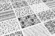 Hand Drawn B&W Pattern Collection, a Pattern Graphic by leffka (Thumbnail 2 of 5)