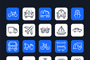 Transportation Doodle Icon Set, a Duotone Icon by Brickclay (Thumbnail 6 of 7)