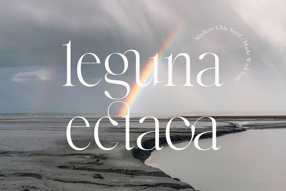 Leguna Ectaca - Modern Chic Serif, a Serif Font by Jimoji (Photo 1 of 10)