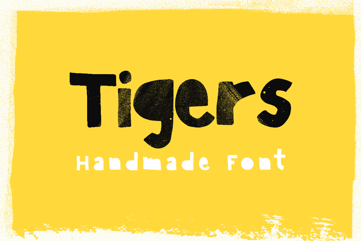 Tigers — Block Font, a Font by Noe Araujo (Photo 1 of 4)
