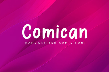 Comican - Handwritten Comic Font, a Sans Serif Font by Mightyfire