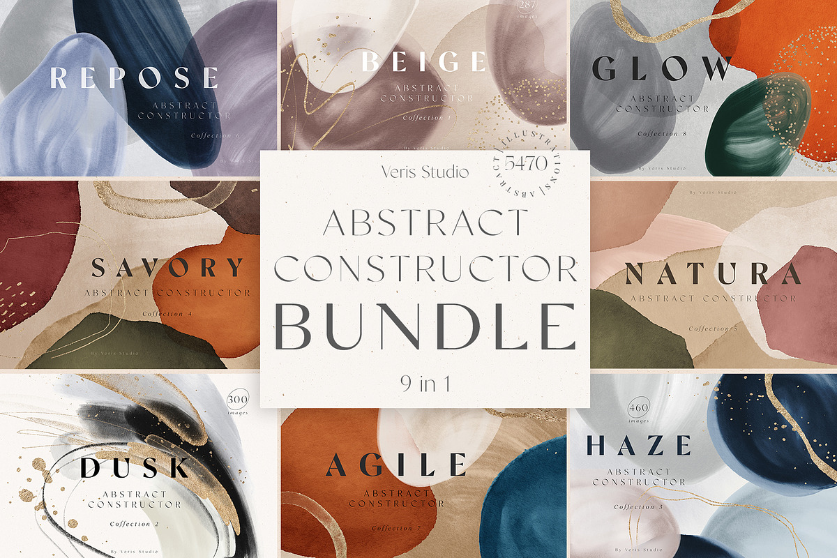Abstract Texture Constructor Bundle, a Texture Graphic by Veris Studio (Photo 1 of 54)