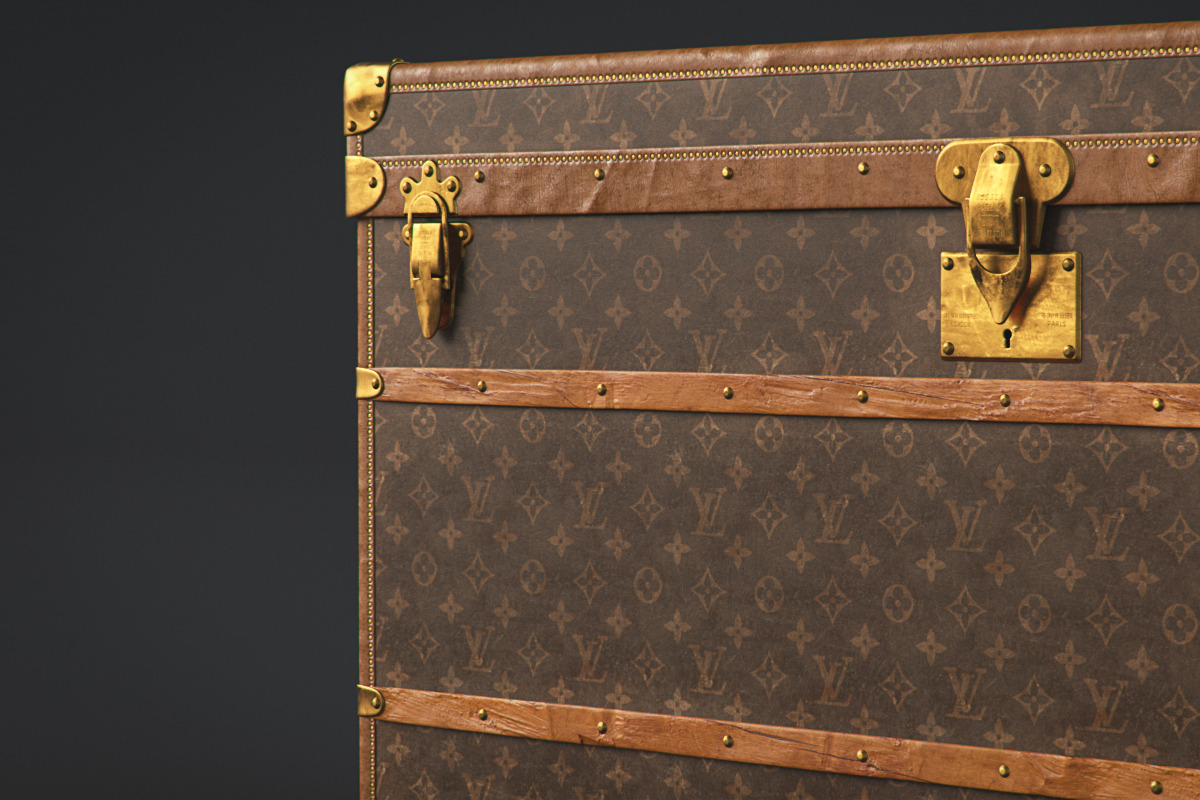 Louis Vuitton Trunk, a Furniture 3D Model by Dmitriy Kalko (Photo 9 of 18)