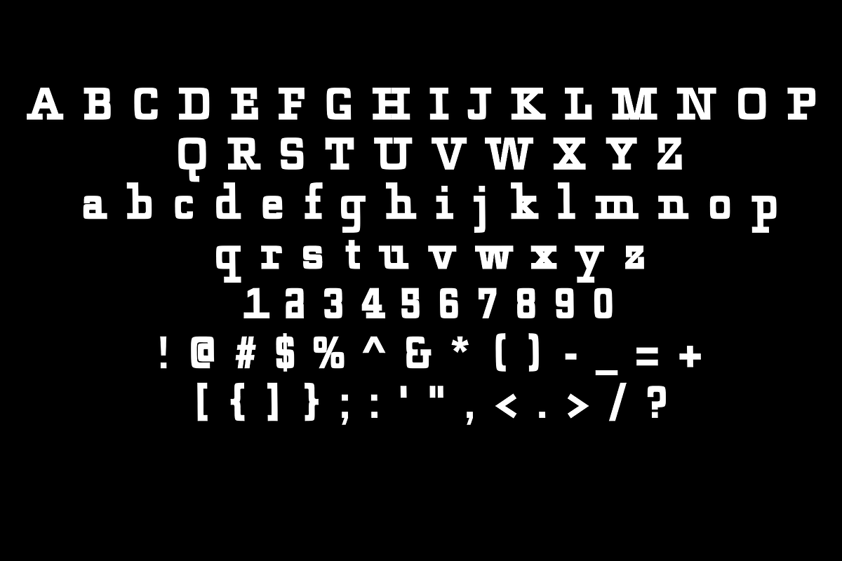 Conist Font preview 5
