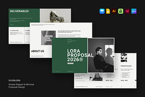 Minimal Proposal Presentation, a Presentation Template by Olion Lora