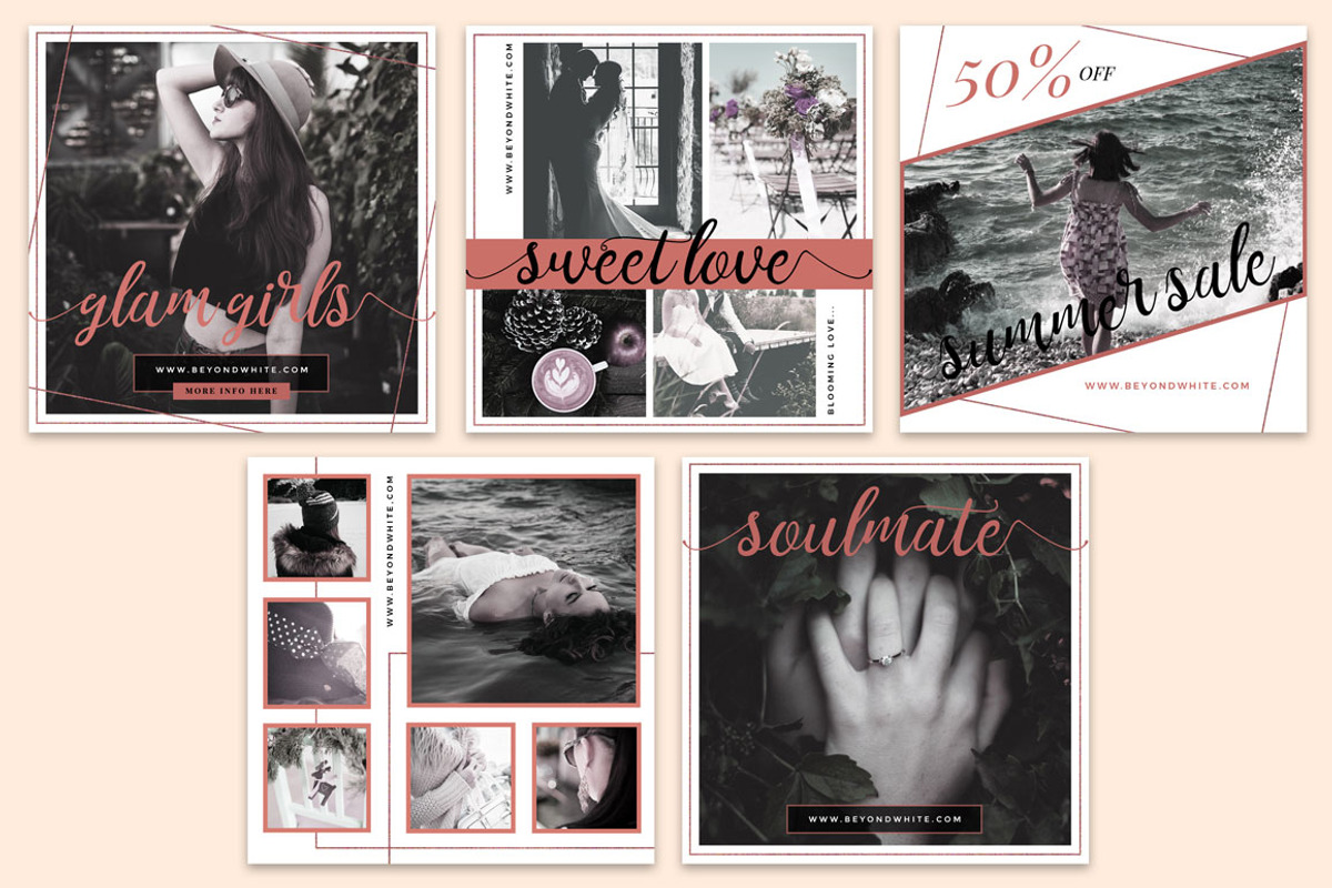 BEYOND WHITE Social Media Pack, a Social Media Template by Typography Prime (Photo 2 of 8)