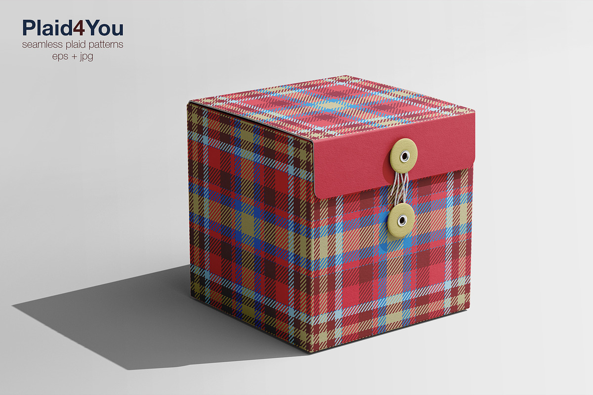 #117 Christmas Checkered Patterns, a Pattern Graphic by Plaid4You (Photo 5 of 11)