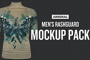 Men’s Rashguard Mockup Template Pack, a Product Mockup by Go Media's Arsenal (Thumbnail 4 of 7)