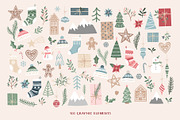 Jolly Christmas Illustrations Set, a Seasonal Illustration by Ola_Mazur (Thumbnail 2 of 8)