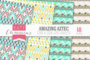 Amazing Aztec paper pack, a Pattern Graphic by Katy Clemmans (Thumbnail 4 of 5)