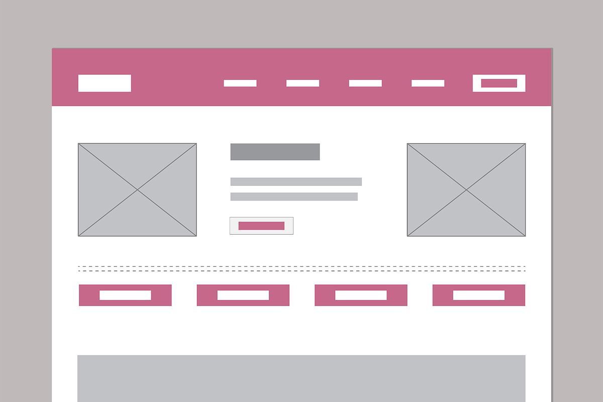 Wireframe for Real Estate Website, a Wireframe Template by MightyDesign (Photo 2 of 9)