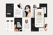 Canva Massage Therapist templates, a Social Media Template by LiliesandBerries (Thumbnail 11 of 21)