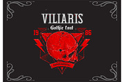 Viliaris Gothic Font, a Blackletter Font by DmDesignsStoreArt (Thumbnail 1 of 2)