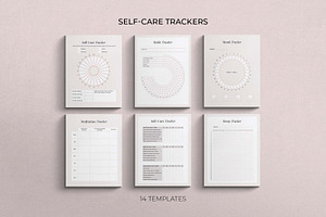 Self-Care Canva Template Bundle