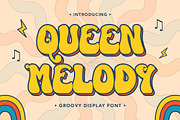 QueenMelody - Groovy Display Font, a Symbol Font by AQR Studio (Thumbnail 1 of 9)
