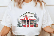 Christmas Tiny Village Clipart, a Seasonal Illustration by designcity5 (Thumbnail 3 of 5)