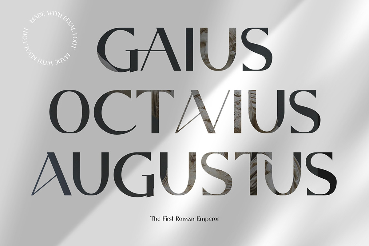 Reval - Modern Ligature Font, a Font by AndrewPixelType (Photo 10 of 13)