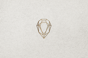 Minimalist Luxury Diamond Logo