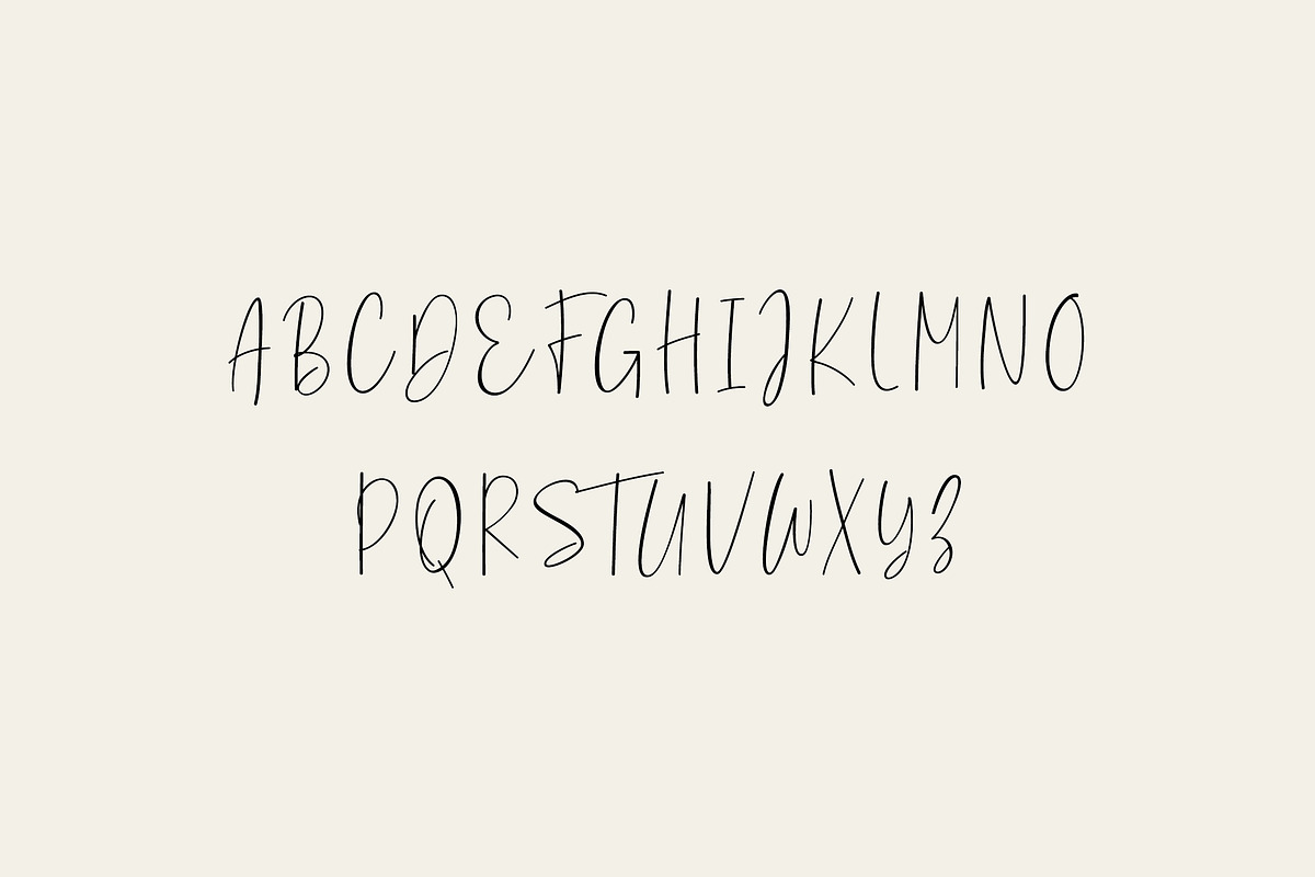 Diantha Wocasta Handwritten Font, a Handwritten Font by UICreative (Photo 6 of 11)