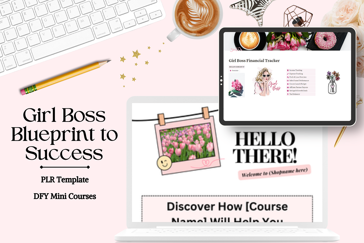 The Girl Boss Blueprint to Success, a Templates & Theme by bellaROSEworkshop (Photo 8 of 10)