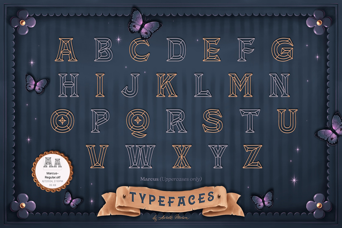 Whimsical Lettering Toolkit, a Brush Add-On by Aurelie Maron (Photo 11 of 15)