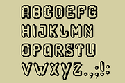 GAMEOVER_font, a Font by NicklancerShop (Thumbnail 2 of 3)