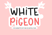 White Pigeon, a Font by Essentials Studio (Thumbnail 1 of 8)