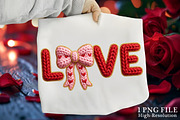 Valentines Day Love Crochet PNG, an Illustration by Canvas Craft (Thumbnail 1 of 7)