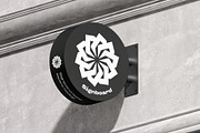 Signboard Round Mock-up, an Advertising Mockup by zippypixelstudio (Thumbnail 14 of 14)