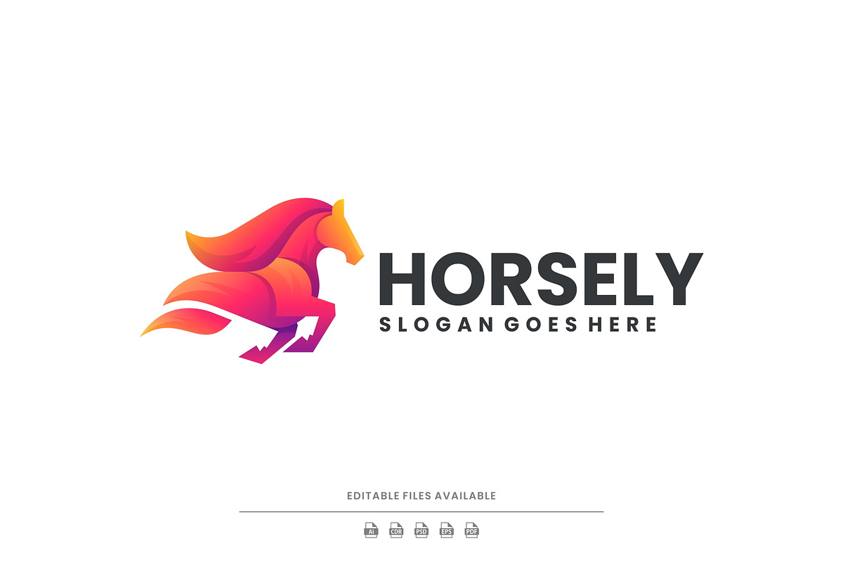 Gradient Modern Horse Logo Design, a Branding & Logo Template by Artnivora.Std (Photo 1 of 3)