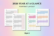 2026 Year at a Glance, a Templates & Theme by Adalin Shop (Thumbnail 5 of 12)
