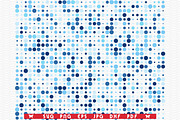 SVG Blue Circles, Seamless pattern, a Pattern Graphic by DesignStudioRM (Thumbnail 2 of 3)