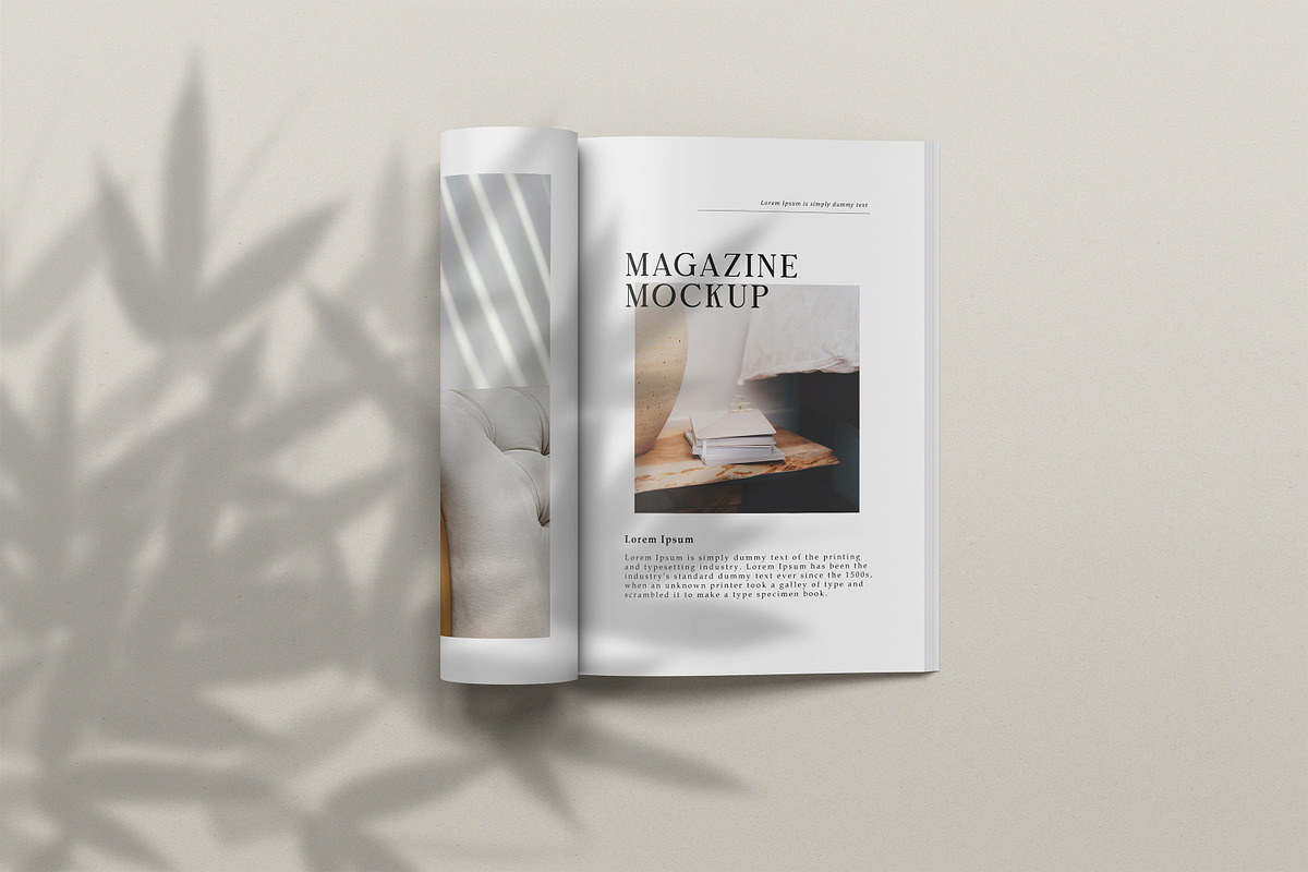 A4 Magazine Mockup Top View, a Books & Magazine Mockup by Graphic Deal (Photo 8 of 14)