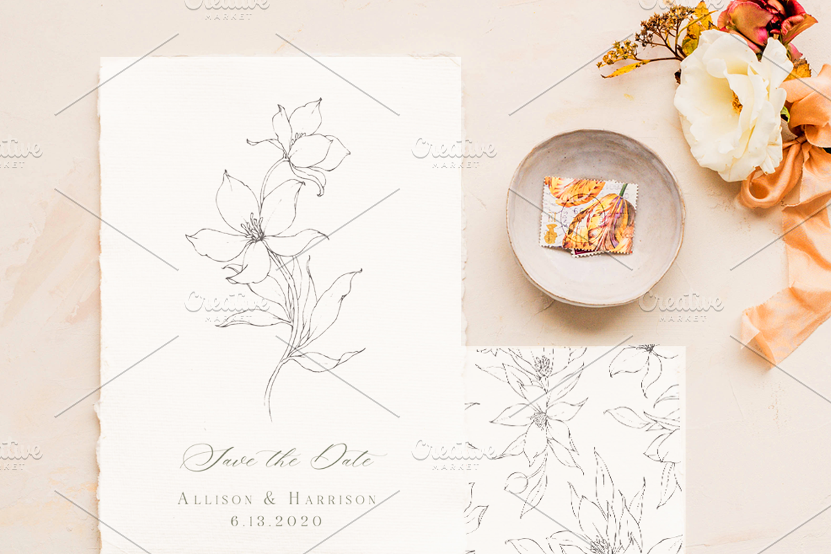 Illustrated Florals for Weddings, an Illustration by Blushed Design by Katrina (Photo 2 of 6)