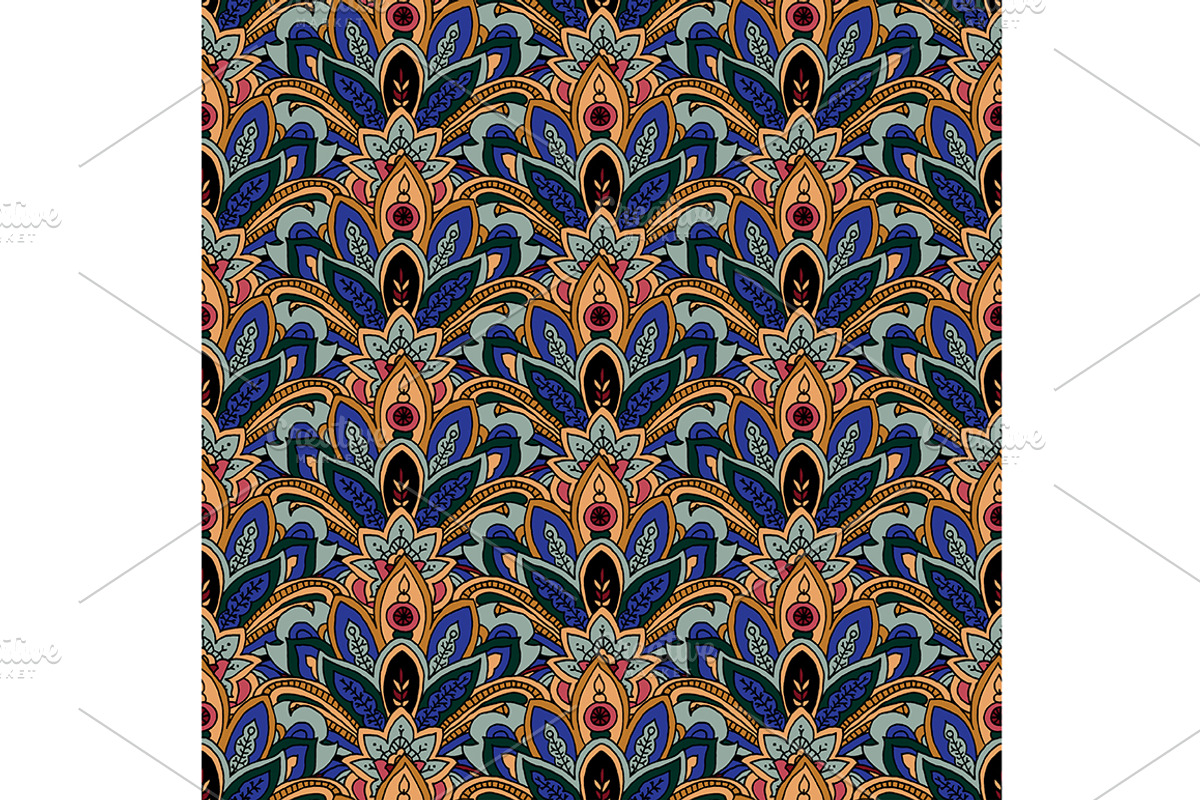 Paisley Vector Bundle, an Illustration by StabuLaRasa illustration (Photo 13 of 27)