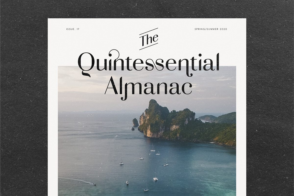 Adagio Decorative Ligature Font Duo preview 2