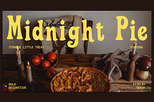 Midnight Pie Whimsical Retro Serif